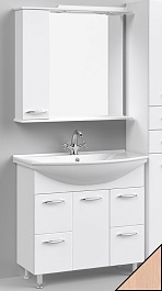 Водолей Мебель для ванной Колумбия 85 L дуб – фотография-1